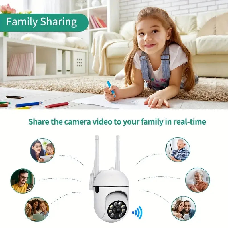 Câmera de Segurança Wireless 1080P HD com Inteligência Artificial