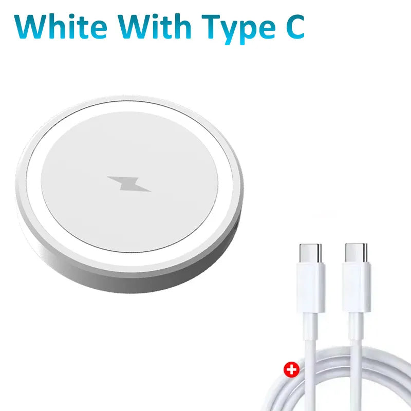 Carregador Sem Fio Magnético VIKEFON 15W para iPhone e AirPods