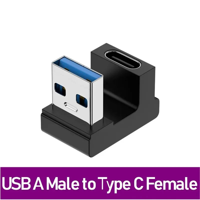 Adaptador Universal USB 3.0 OTG Type C - Conector USB C Masculino para USB-A Masculino e Feminino
