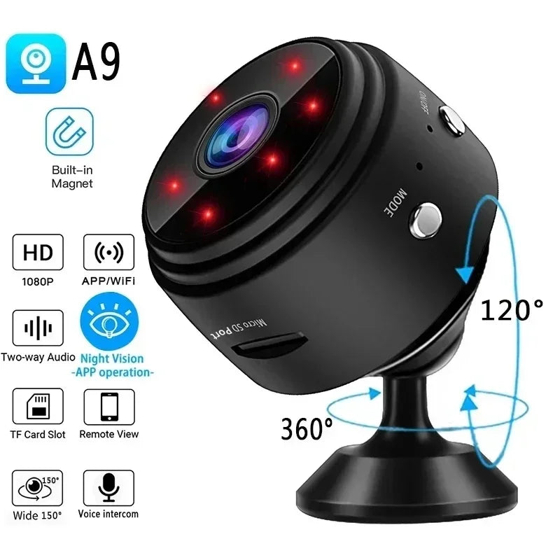 Câmera Mini A9 WiFi - Vigilância Inteligente para Sua Casa