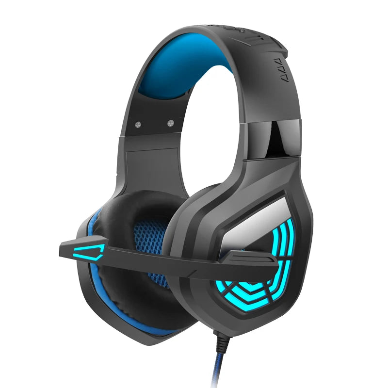 Headset Gamer G7 com Luz LED - Fone de Ouvido USB Stereo com Microfone com Redução de Ruído