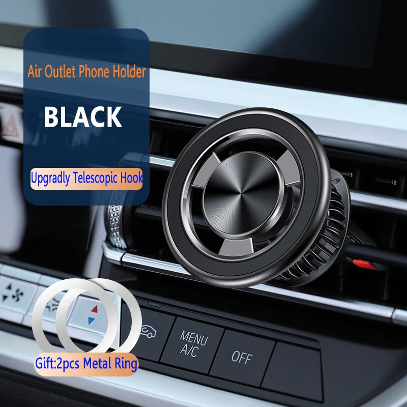 Suporte Magnético para Celular Compatível com MagSafe - Montagem para Carro