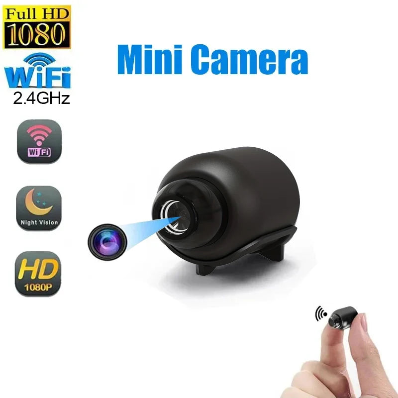 Câmera Mini X5 1080P com Visão Noturna Clara - Leve e Portátil