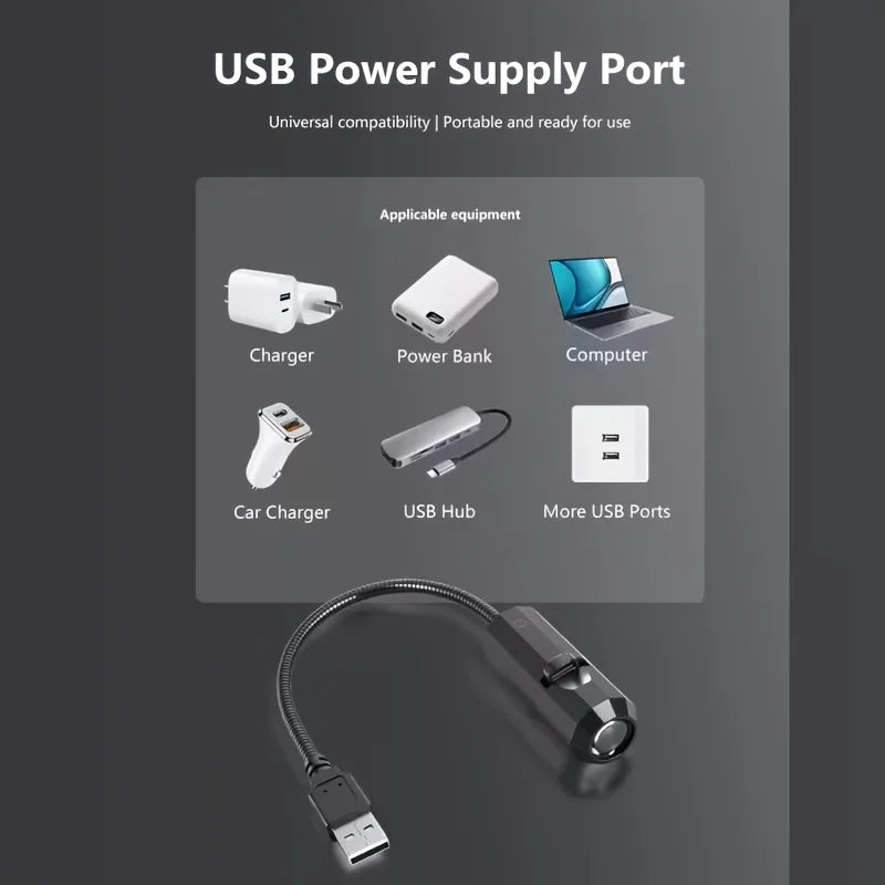Lanterna Projetora LED USB com 3/6 Padrões de Projeção - Luz Noturna Ajustável de Baleia, Borboleta, Água-viva e Estrela-do-mar - Presente Perfeito para Festas