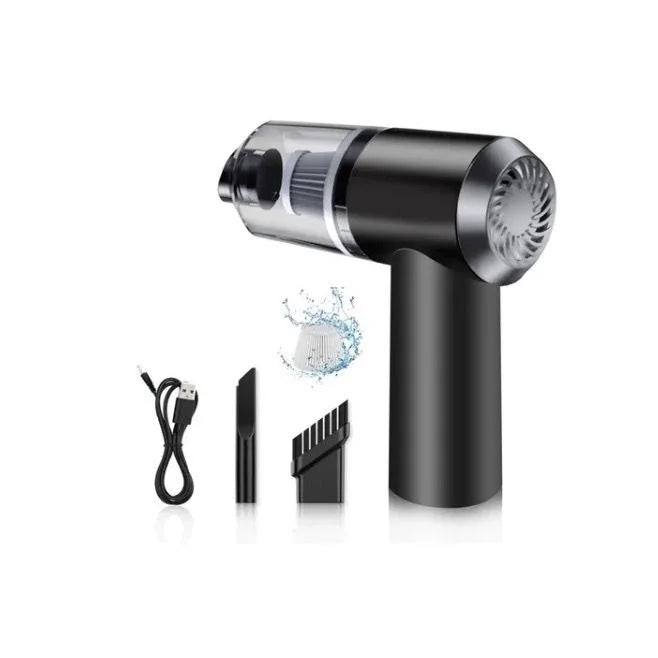 Aspirador de Pó Mini Portátil 3 em 1 - Limpeza Profissional Sem Fio