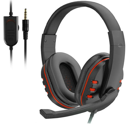 Fone de Ouvido Gamer com Conector 3.5mm e Microfone para PS4 e PC