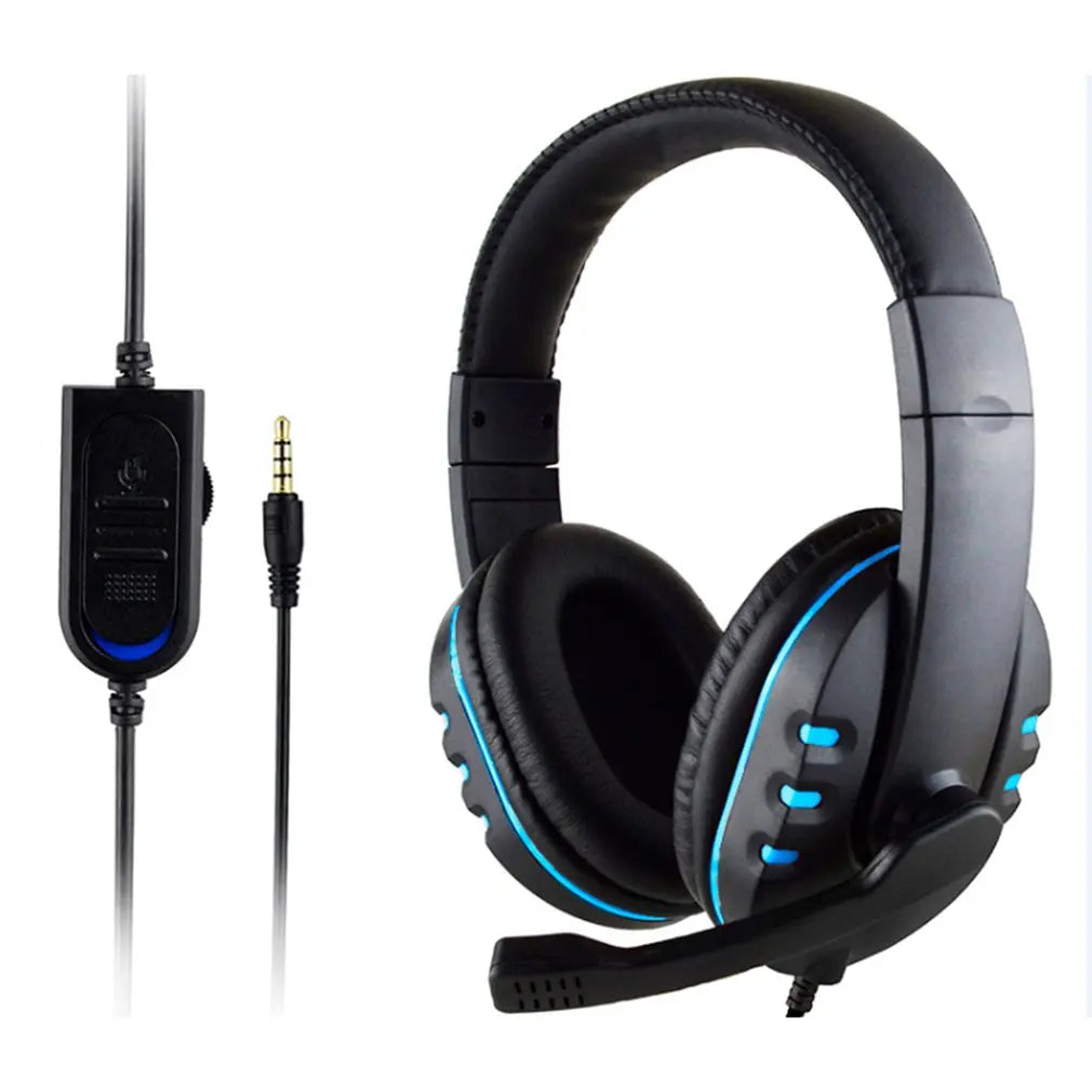 Fone de Ouvido Gamer com Conector 3.5mm e Microfone para PS4 e PC