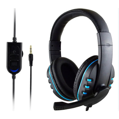 Fone de Ouvido Gamer com Conector 3.5mm e Microfone para PS4 e PC
