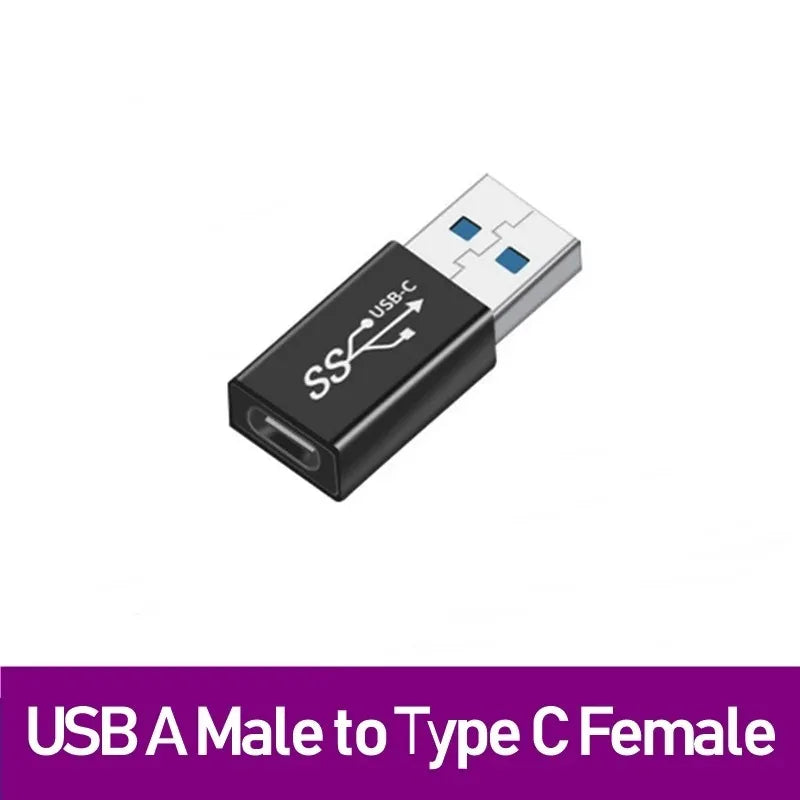 Adaptador Universal USB 3.0 OTG Type C - Conector USB C Masculino para USB-A Masculino e Feminino