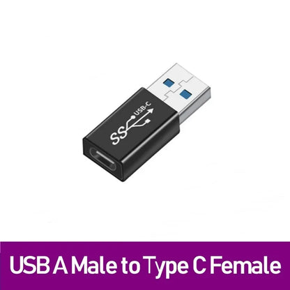 Adaptador Universal USB 3.0 OTG Type C - Conector USB C Masculino para USB-A Masculino e Feminino