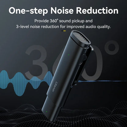 Microfone Lavalier Sem Fio Ulanzi WM-10 - Conexão USB-C para Android e iPhone