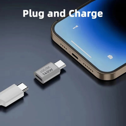Adaptador NNBILI 140W 40Gbps OTG Type C - Conexão Rápida e Eficiente