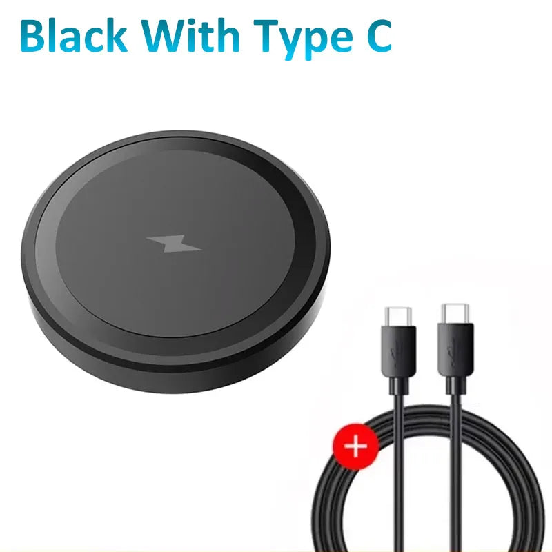 Carregador Sem Fio Magnético VIKEFON 15W para iPhone e AirPods