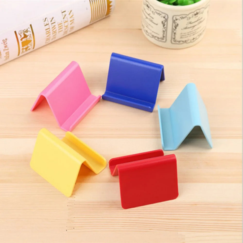 Suporte de Mesa para Smartphone Lazy Bracket - Mini e Portátil em Cores Vibrantes