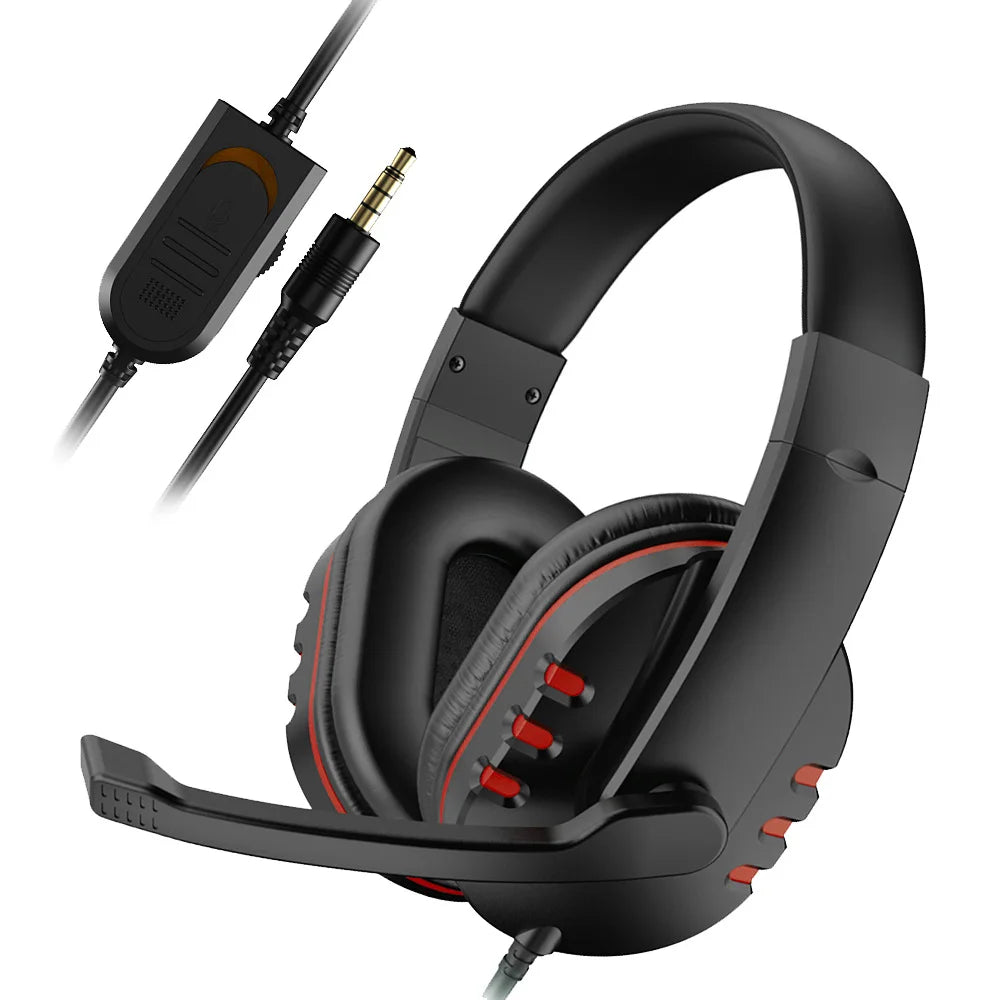 Fone de Ouvido Gamer com Conector 3.5mm e Microfone para PS4 e PC
