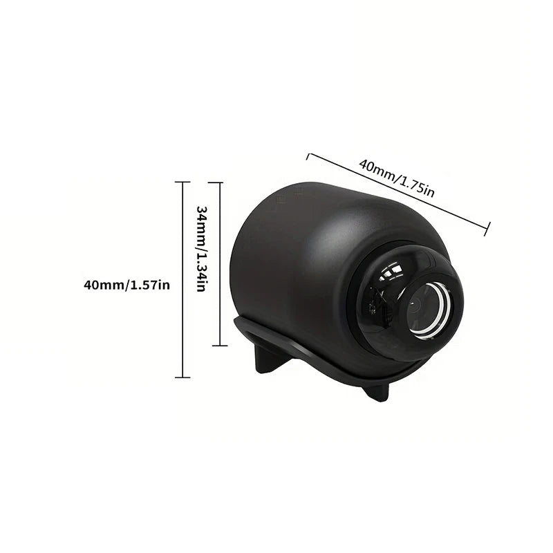 Câmera Mini X5 1080P com Visão Noturna Clara - Leve e Portátil