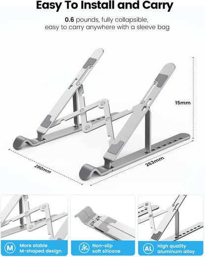Suporte Dobrável para Laptop ORICO - Ajustável e Portátil