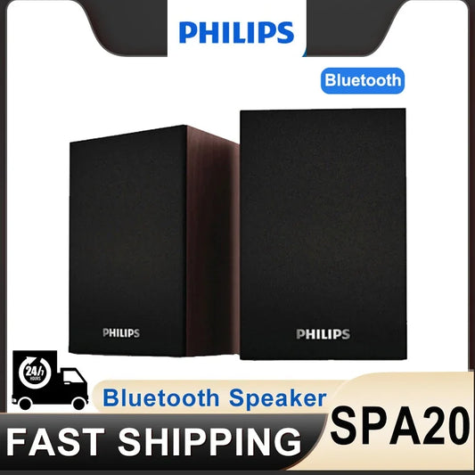 Caixa de Som Bluetooth Philips SPA20 com Som Surround 360°