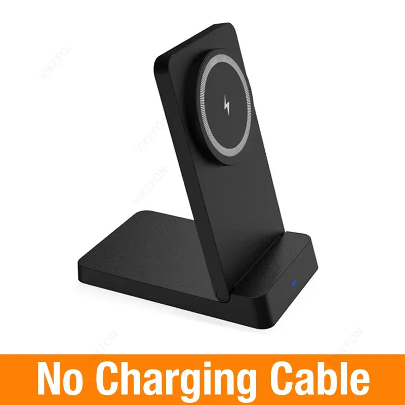 Estação de Carregamento Rápido Magnética 15W - Suporte de Mesa para iPhone com MagSafe