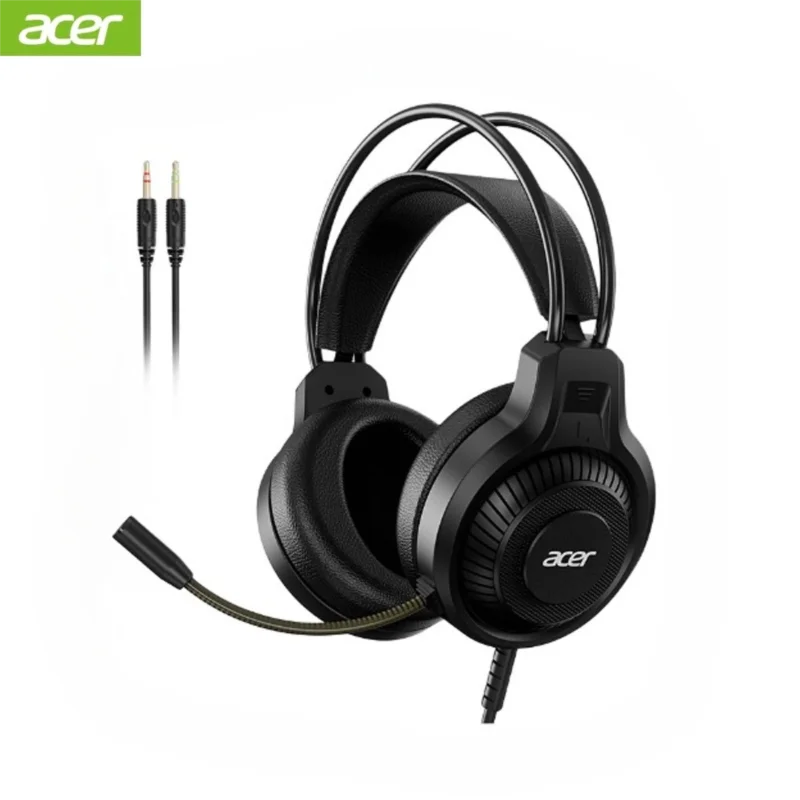 Fone de Ouvido Gamer Acer OHW303 com Microfone - 7.1 Surround, LED e Bass Potente