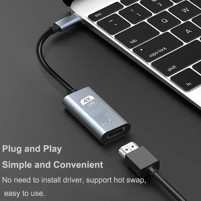 Cabo Adaptador USB-C para HDMI 8K/4K - Conecte Seu Mundo