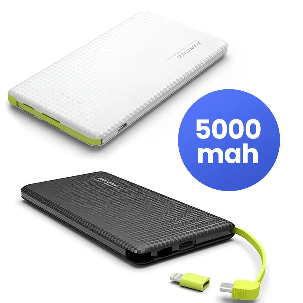 Power Bank 10000mAh: Carregador Portátil Compacto e Leve