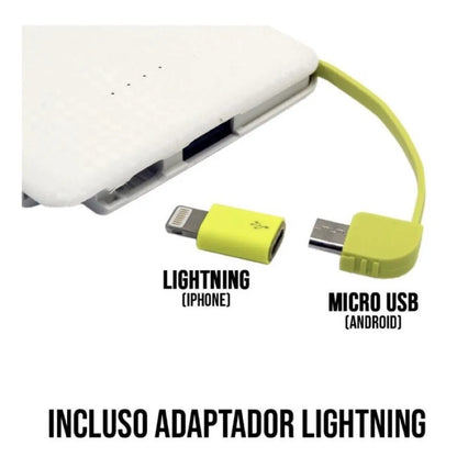 Power Bank 10000mAh: Carregador Portátil Compacto e Leve