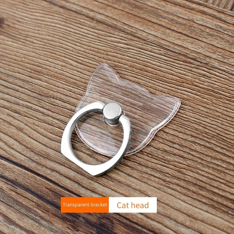 Suporte Universal para Celular com Anel Magnético - Transparente