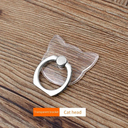 Suporte Universal para Celular com Anel Magnético - Transparente