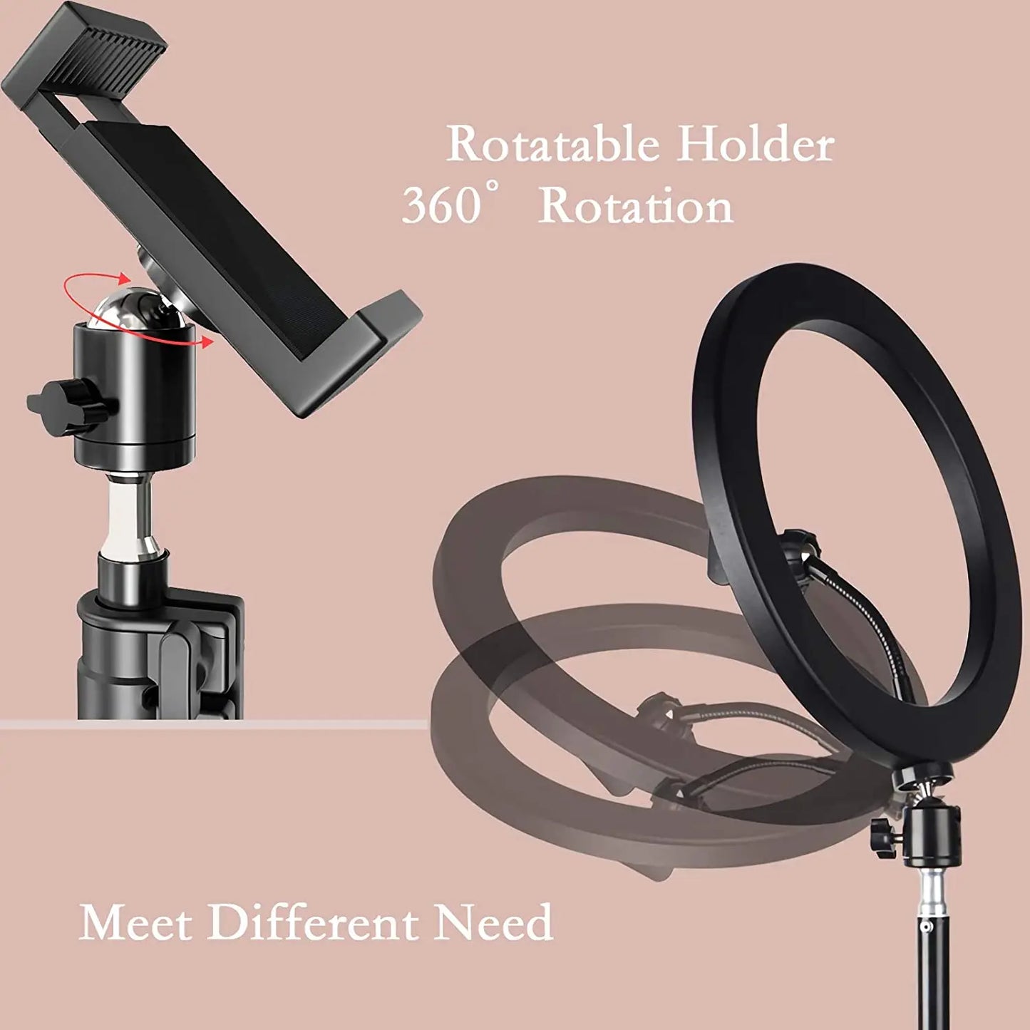 Iluminação LED para Selfies - Ring Light com Controle USB