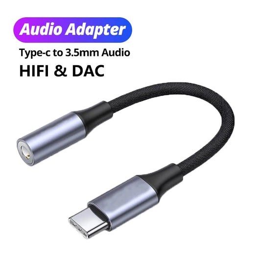 Cabo Adaptador USB Tipo C para 3.5mm - Conecte Seus Fones de Ouvido com Facilidade