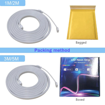 Fita LED RGB Neon USB - Iluminação Inteligente para Sua Casa e Jogos
