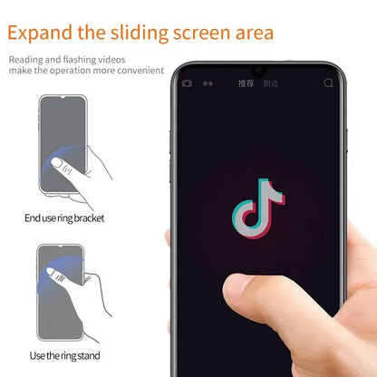 Suporte Universal para Celular com Anel Magnético - Transparente