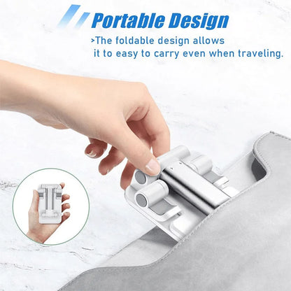 Suporte para Celular Ajustável com Ângulo e Altura Reguláveis - Ideal para Mesa