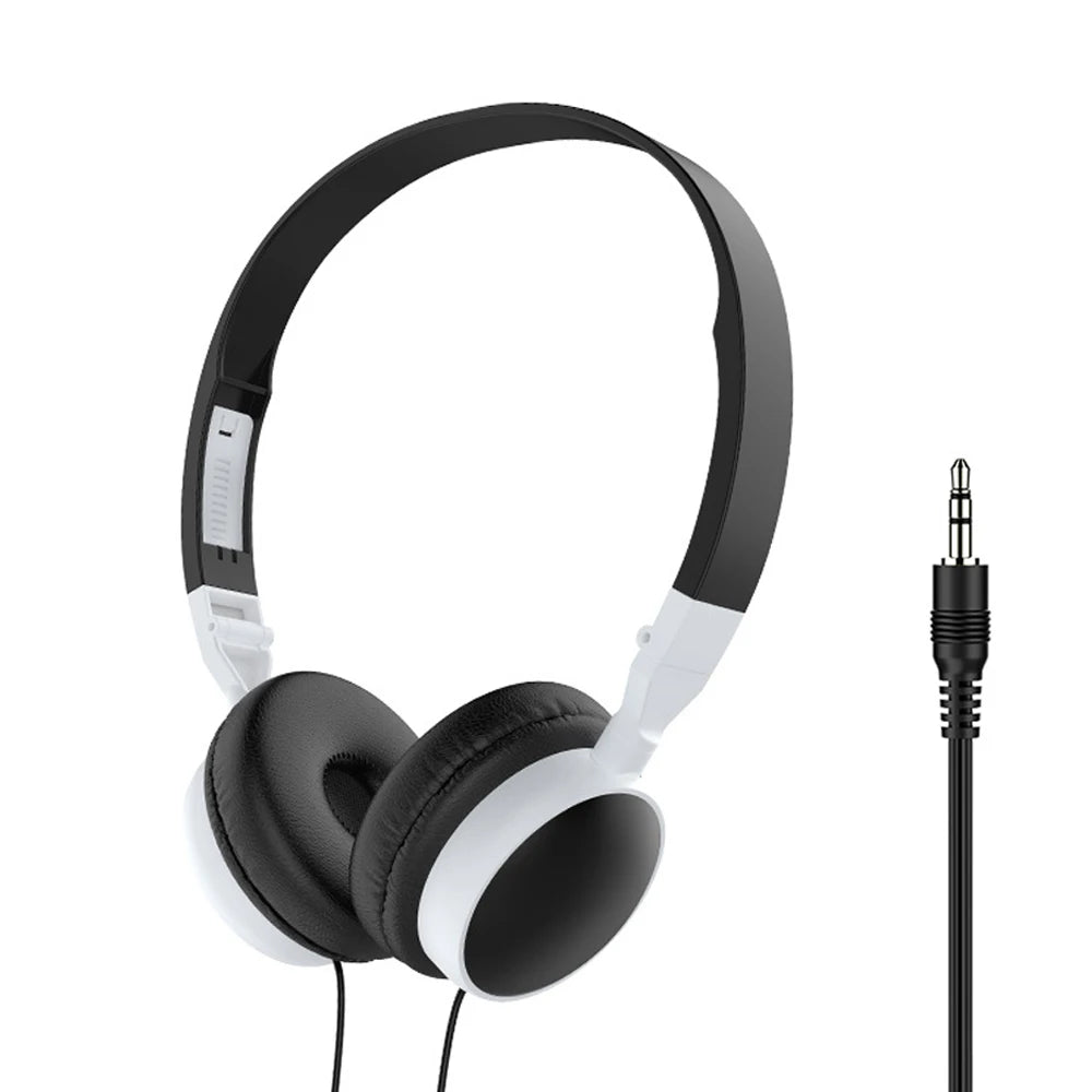 Fone de Ouvido Universal com Cabo 3.5mm - Dobrável e Portátil