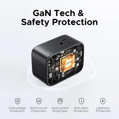 UGREEN Extensor de Tomadas 20W - 4 Tomadas AC, 3 USB-A e 1 USB-C