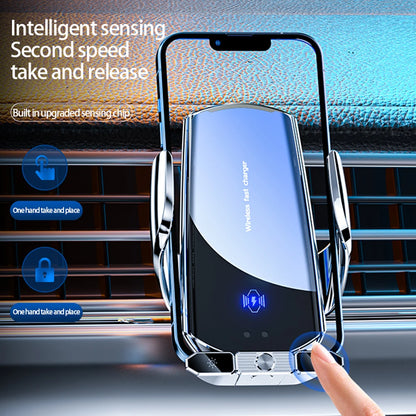 Carregador Sem Fio 15W para Carro - Suporte Magnético 3 em 1 para iPhone e Samsung