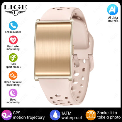 Pulseira Inteligente GPS com Monitor de Saúde e Lembrete de Chamadas