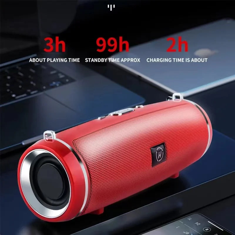 Caixa de Som Bluetooth Portátil 200W - Subwoofer HIFI à Prova d'Água IPX7