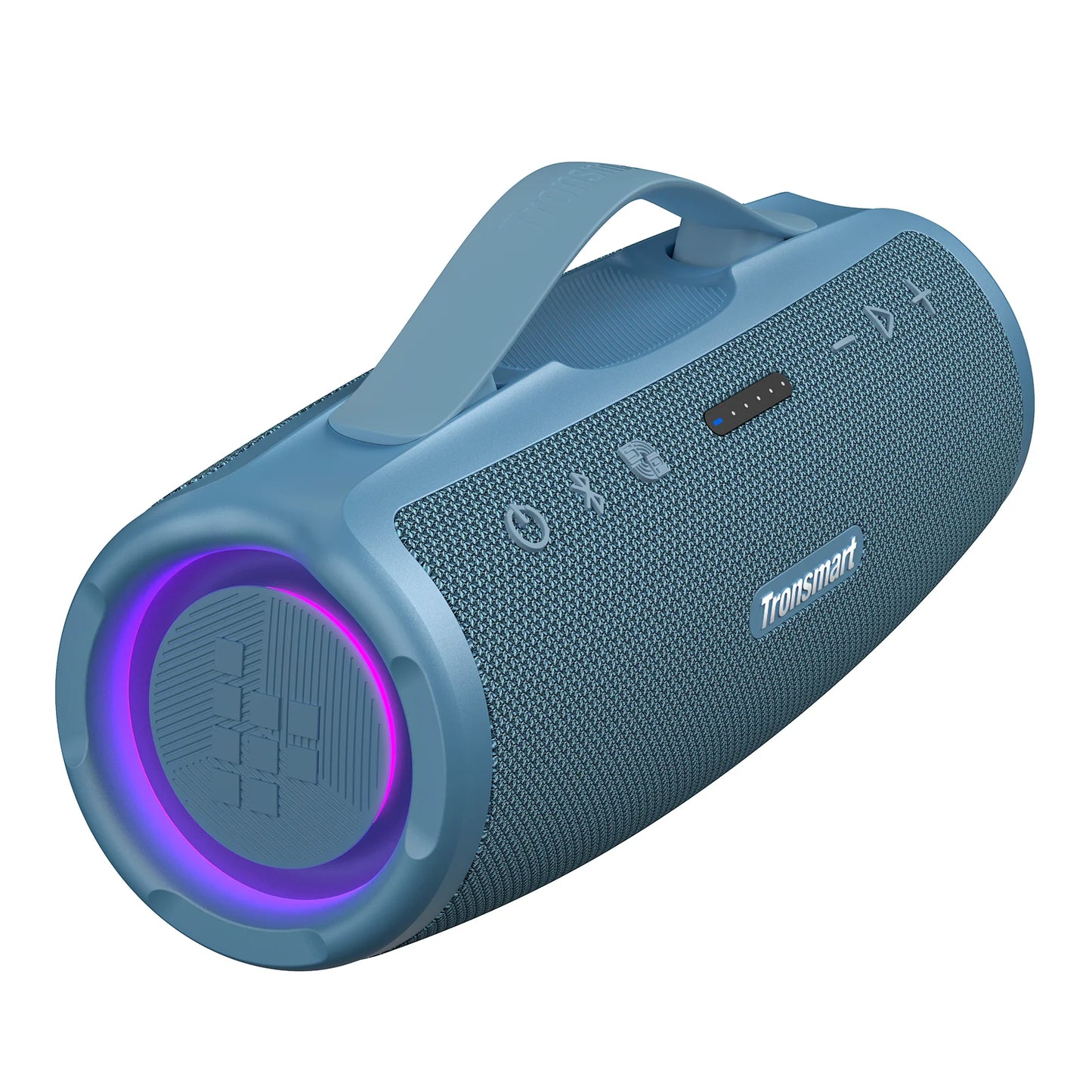 Caixa de Som Bluetooth Tronsmart Mirtune S100 - Potência de 50W, Impermeável IPX7, Alça Retrátil e Powerbank Integrado