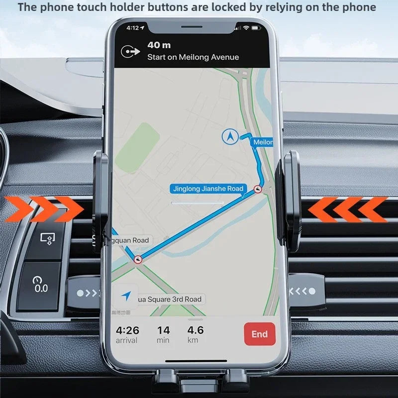 Suporte Universal para Celular de Carro com Ventosa - Estável e Prático