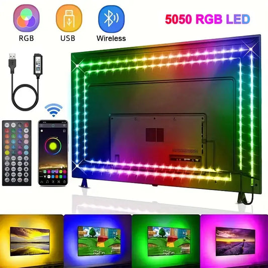 Fita LED USB 5V 5050 - Iluminação Inteligente para Ambientes