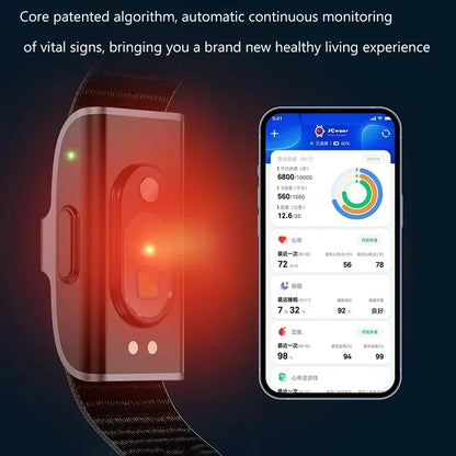 Pulseira Inteligente Monitor de Frequência Cardíaca e Pressão Arterial 2208A