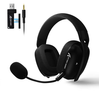Fone de Ouvido Gamer Wireless Attack Shark L80PRO - Conectividade 2.4G/BT/Com Fio