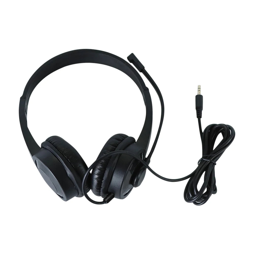 Headset Gamer com Microfone 3.5MM - Som Claro e Controle de Volume