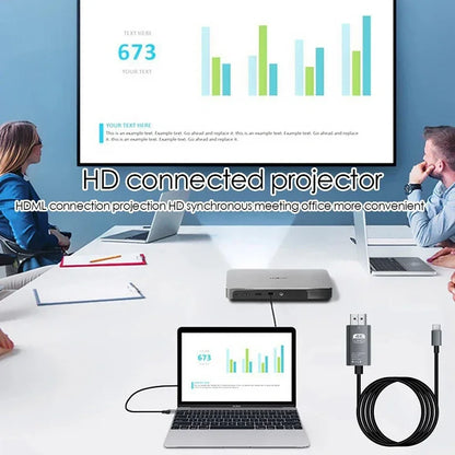 Adaptador USB-C para HDMI 4K 60Hz - Conecte Seu Mundo