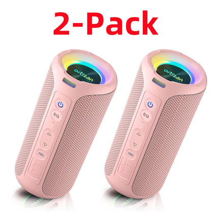 Caixa de Som Ortizan Bluetooth 40W com Bass Potente - À Prova d'Água IP7
