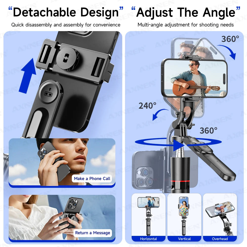 F16 Bastão de Selfie Tripé com 1708mm de Comprimento, 8 Seções, Controle Remoto Bluetooth, Rotação 360°, Interface 1/4 para Câmera de Smartphone e Vlog