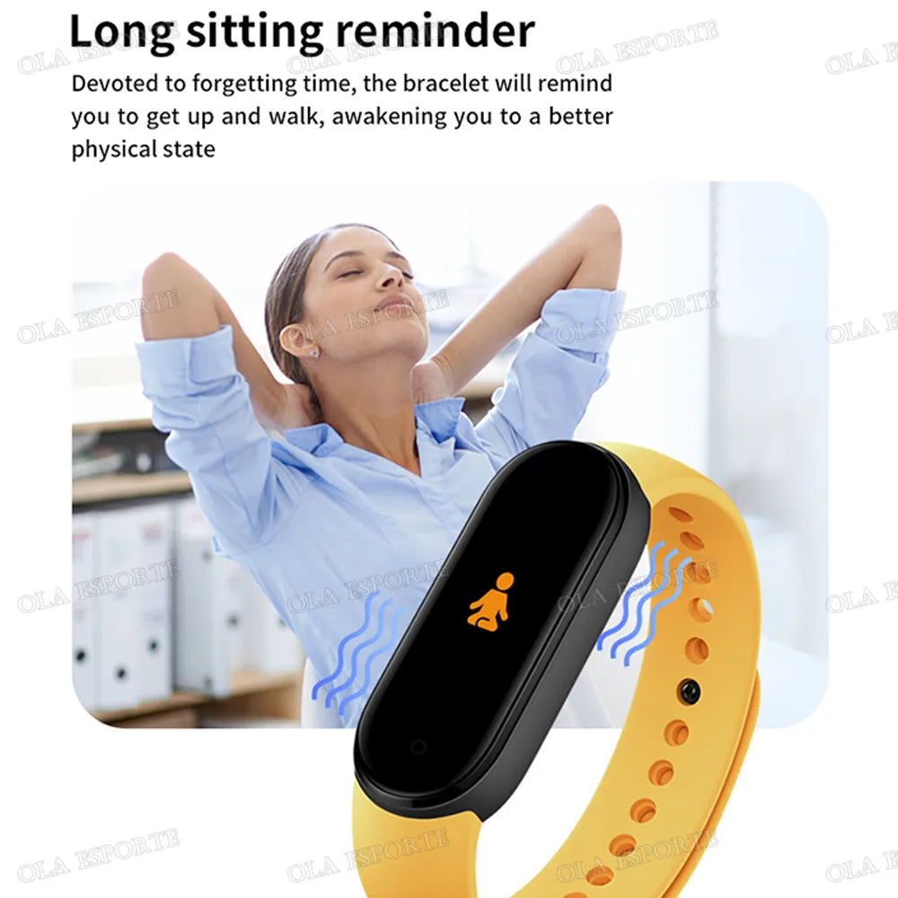 Pulseira Esportiva M8 - Monitore Seu Desempenho com Estilo