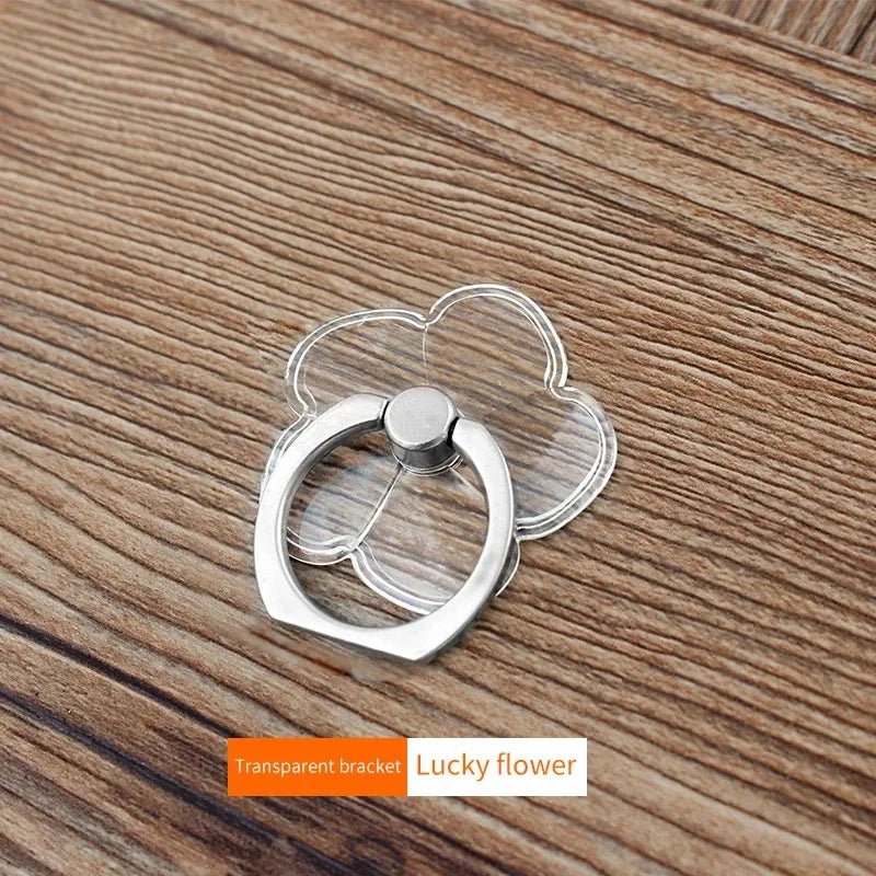 Suporte Universal para Celular com Anel Magnético - Transparente